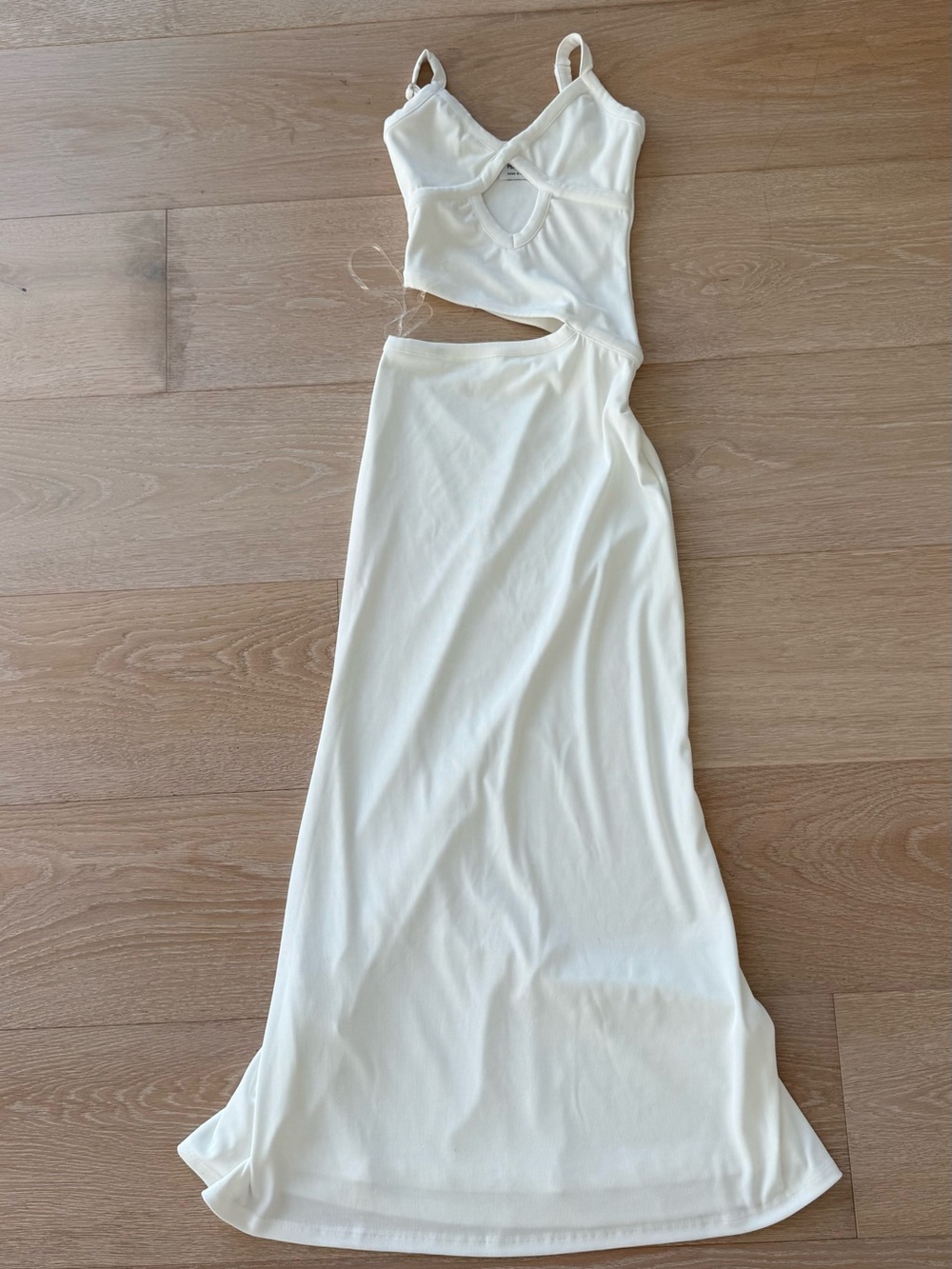 Peppermayo white Cutout Maxi Dress size 2 Jocelyn NEW